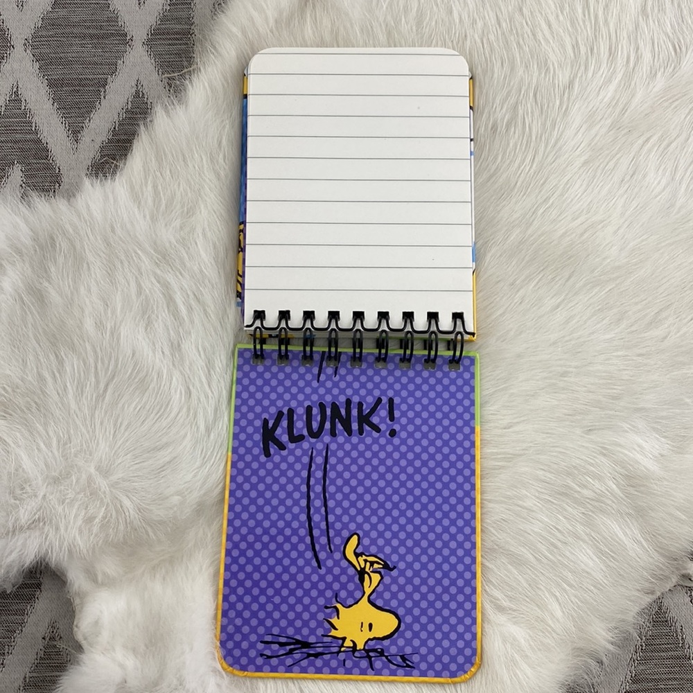 Snoopy Woodstock Hallmark Memo Pad 100 Lined Sheets Spiral Binding 3.25” x 4.25” - Picture 4 of 4